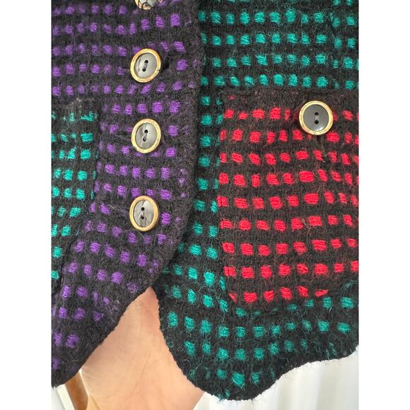 Vintage Rare Jeanne Marc Wool Sweater Vest - Picture 5 of 8